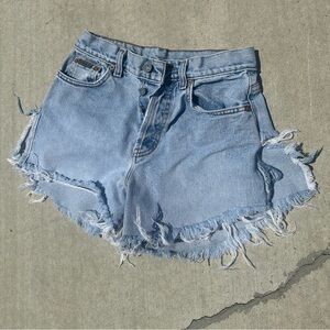 Calvin Klein High Rise Jean Shorts Size 3
